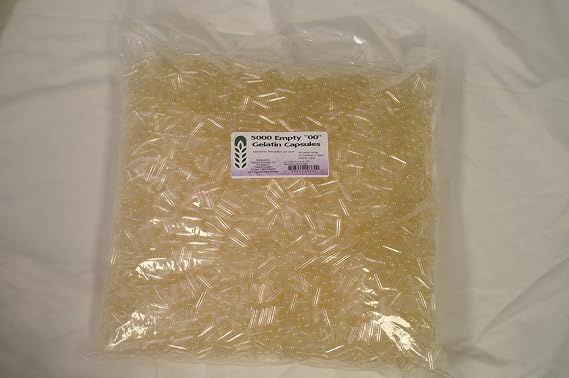 Capsule Connection 5000 Bulk Wholesale Empty Gelatin Capsules,#34;00" size