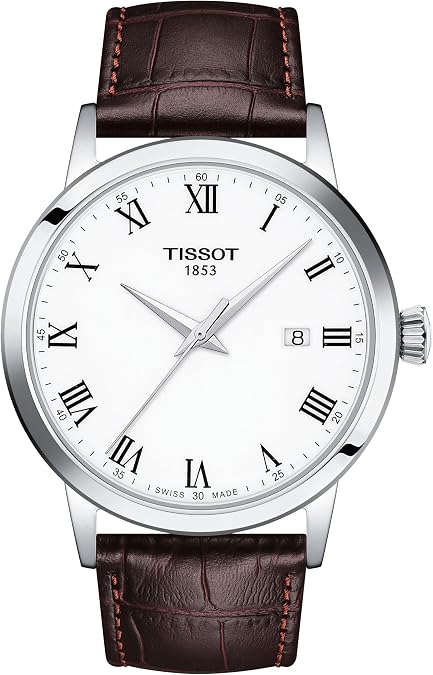 Tissot Mens Classic Dream Stainless Steel Dress Watch