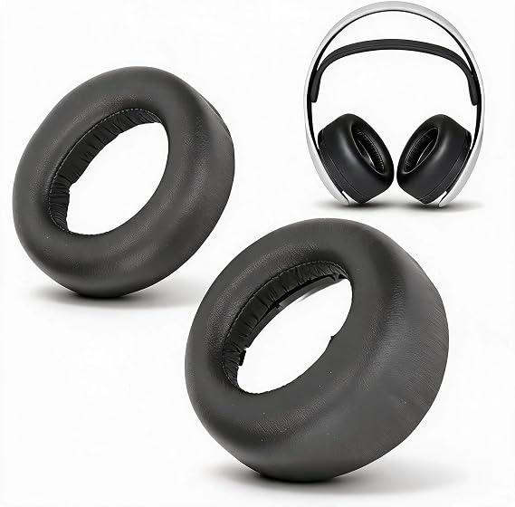 Headphone Ear Pads, for Pulse 3D Earphones Replacement, Noise Isolation Memory Foam and Soft Protein Leather, Comfortable Headsets Cushion