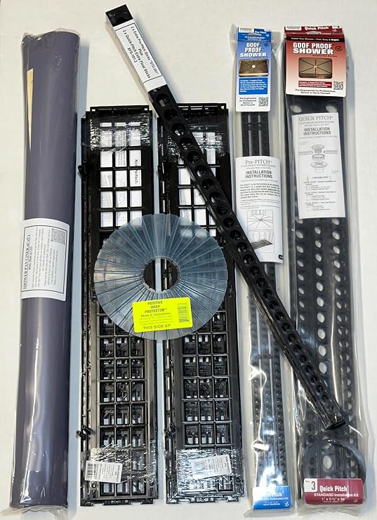 Standard Shower Kit 6 in 1 with 2 - Extra Pre-Pitch Sticks "STD-201" + 2 Quick-Pitch Extra Float Sticks XFS-101.2 Sticks (LIMITED EDITION)