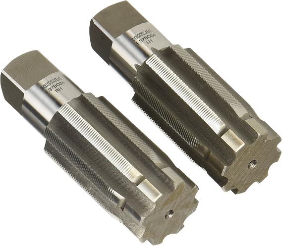 Hozan C-402 Hanger Tap, Bottom Bracket, Thread Correction Tap, Size: BC1.37 x 24 (JIS), Left and Right 1 Set | Hozan C-402 Bottom Bracket Tap Set | 1.37x24 JIS Threading, Steel