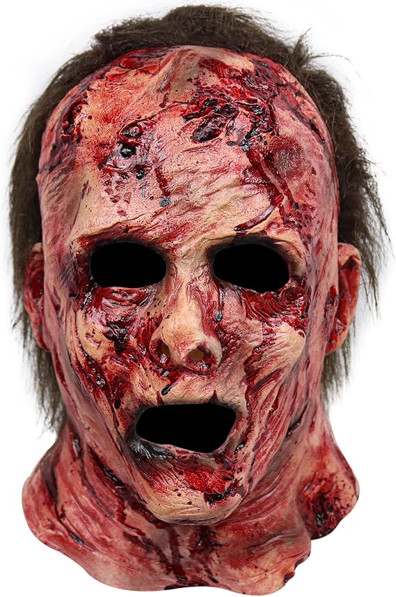 Scary Mask Horror Bloody Halloween Cosplay Mask Creepy Accessories