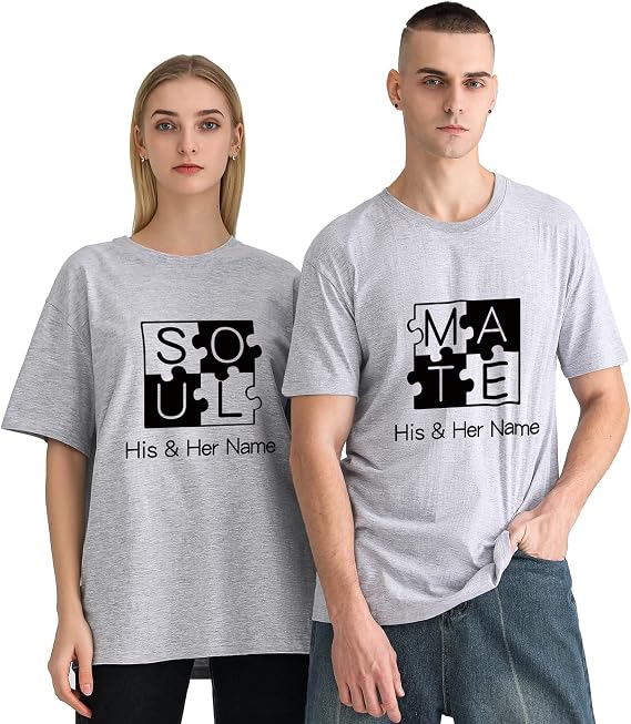 Couples Matching Shirts-Custom Personalized Matching Shirts for Couples