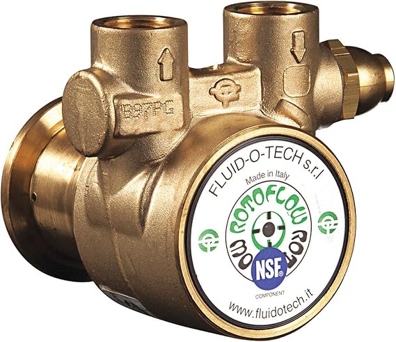 Pump, 3/8" NPTF, 111 Max. GPH, Brass, Bypass