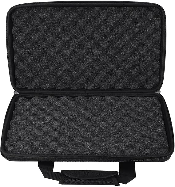 DJ Controller Case for DDJ FLX4 and DDJ-400 EVA Shockproof Design with Portable Handle 50x30x8CM for Travel