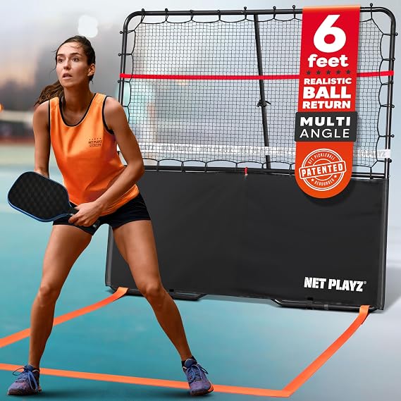 Pickleball Rebounder Training Aid, Angle Adjustment, Easy Setup & Storage - Designed for forehand, back, dinkvolleys, precise coordination kitchen control, pickleball