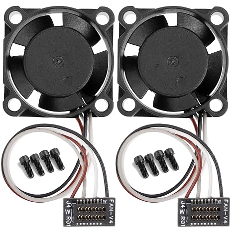 2Pcs Hotend Cooling Fan for Bambu lab P1P/P1S 3D Printer | Brushless Fan for Printer Cooling,NOT Compatible with X1 and A1 Series (Fit for P1P/P1S)