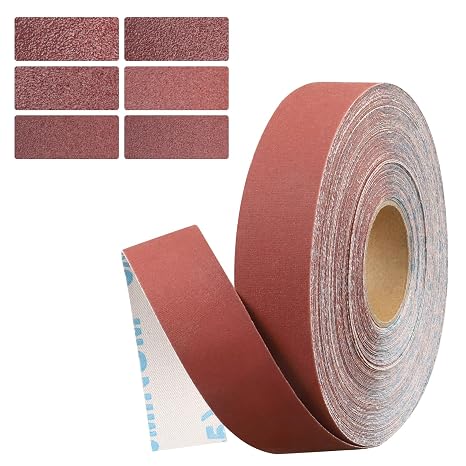 Emery Cloth Roll 600 Grit, 1 Inch x 33 Feet Heavy Duty Sandpaper