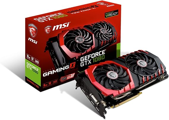 MSI GeForce GTX 1080 GAMING X 8G "Twin Frozr VI/OC Model" Graphics Board VD6060