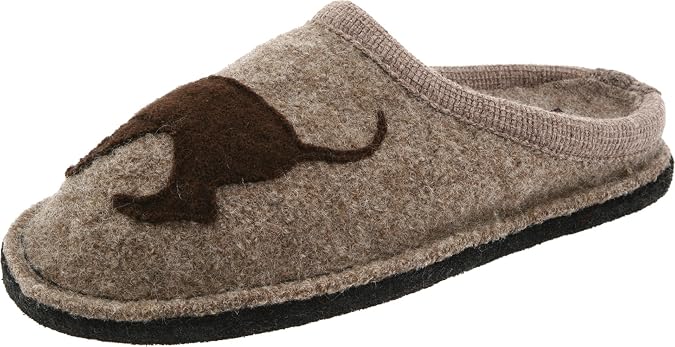 Haflinger Women's Doggy Applique Slipper