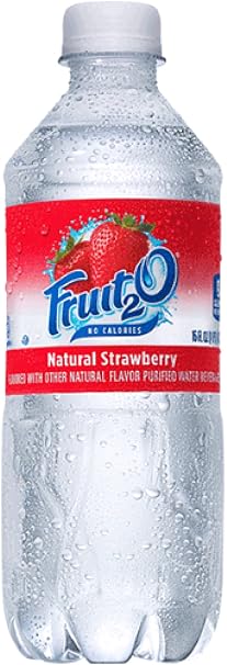 Fruit2O Strawberry Flavored Water, 16 Ounce, (24 Bottles)