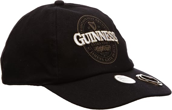 Traditional Craft Official Merchandise Extra Stout Label Bottle Opener Baseball Cap Men's Hat Black