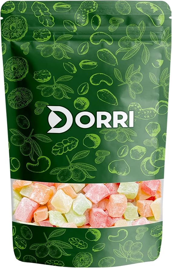 Dorri - Turkish Delight Mixed Mini 150g | Handmade, Premium Quality Lokum, Party Snack, Turkish Delight Gift, Gluten Free (Available from 100g to 5kg)