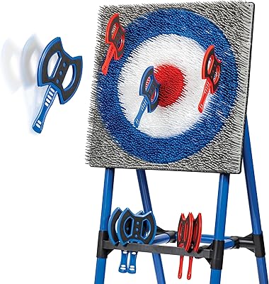 EastPoint Original Axe Throwing Game Set Steel Frame Target for Indoor and Outdoor Use