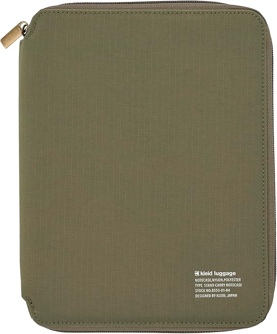 kleid 8553-02 Notebook Case, A5 Stand Carry Note Case, Olive