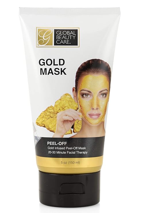 Global Beauty Care 5 oz 150 ml Peel-Off Gold Mask