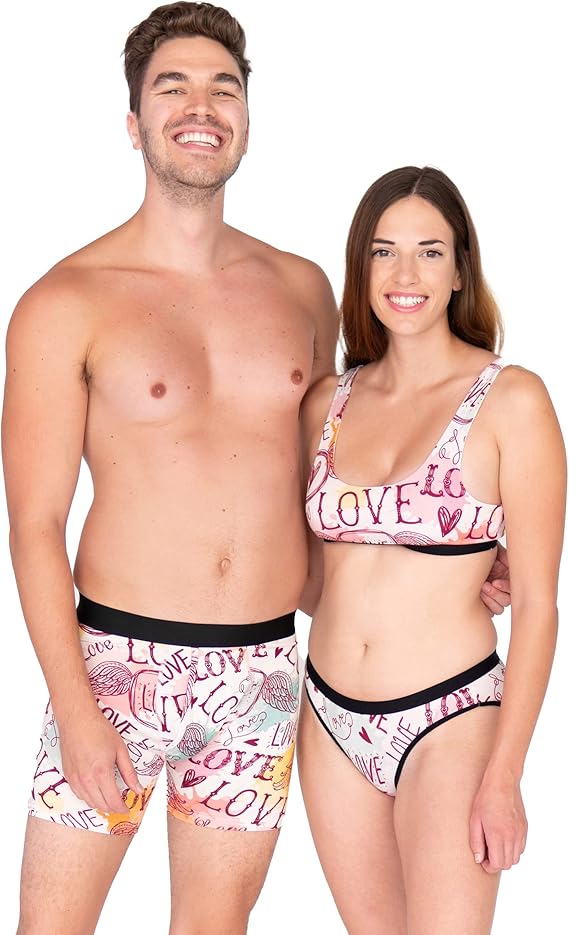 Warriors & Scholars Matching Underwear For Couples, Valentines Day Gift, His & Her Undies Set, EACH ITEM SOLD SEPARATELY