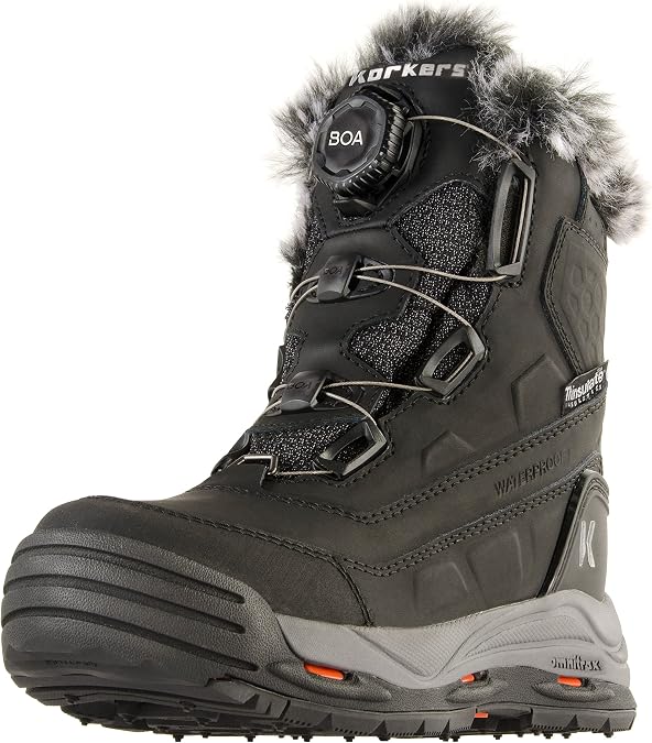 Korkers Women's Snowmageddon with SnowTrac Soles Boots