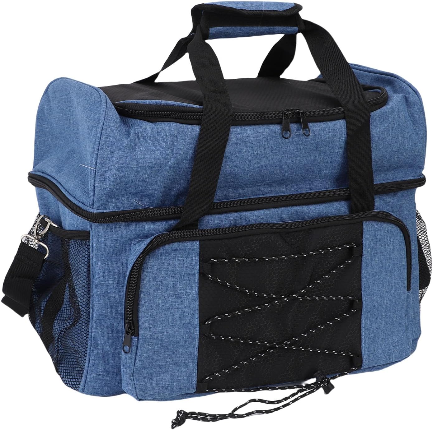 2 Balls Bowling Bag with Padded Holder Portable, Adjustable Shoulder Strap, Large Capacity, 2 Balls Bowling Bag for with Pockets, for Daily Use, Travel