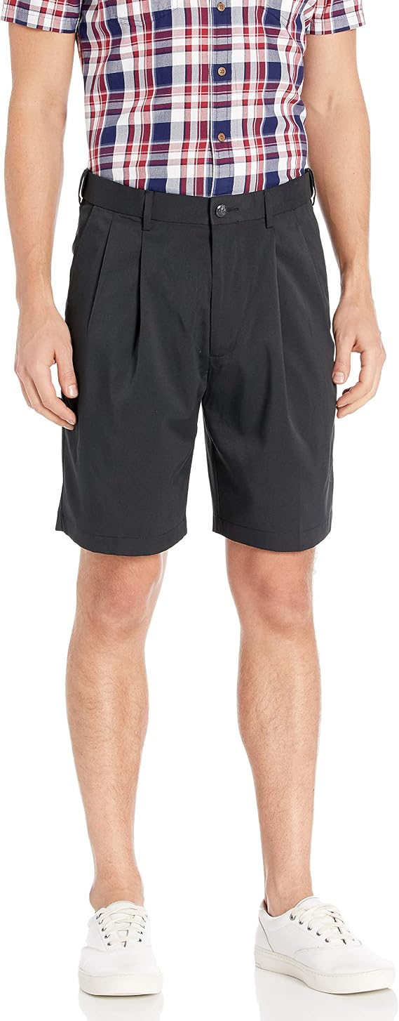 Savane Men's Pleated Mirco Fiber Short