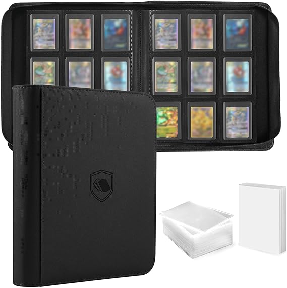 Top Loader Binder 9 Pocket, Holds 360 Toploaders, 108 Toploader INCLUDED