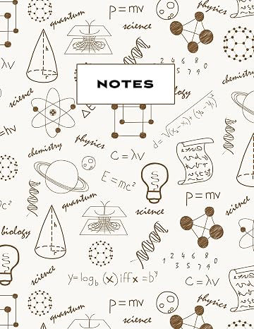 Cornell Notes Notebook: Note Taking with Graph Paper Quad Grid, Index and Numbered Pages, Science