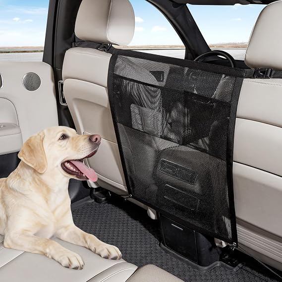 TKYZ Dog Car Barrier,Dog Net for Car,Pet Divider Barrier for Car/SUV/Truck