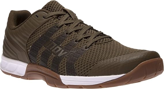 INOV-8 Men's Multipurpose Lightweight Trail Running Cross Training F-Lite 260 Knit Shoes, Khaki/Gum, 12