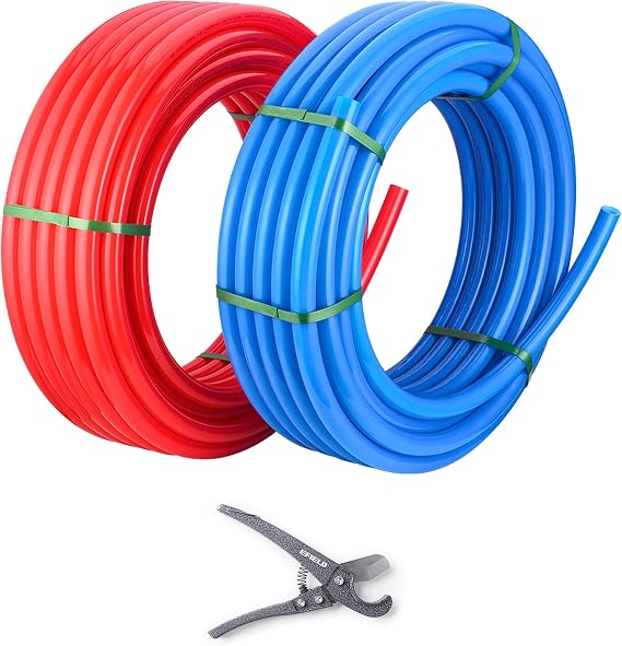 EFIELD 1/2-inch PEX-b Pipe, 2 Rolls 1/2" x 100 ft