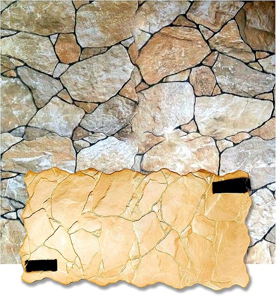 Polyurethane Mat Stamp STONES | Concrete Cement Stamping Pattern Imprint Decorative Texture Form Mold Tool Texturing