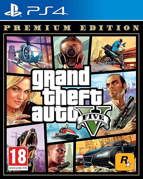 Grand Theft Auto V - Premium Online Edition (PS4)