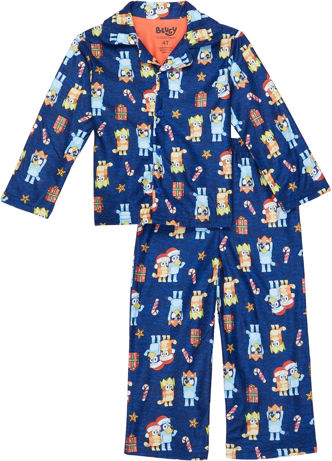 Favorite Characters Baby Boy&amp;#39;s Bluey Holiday Toddler Assorted 4T Toddler