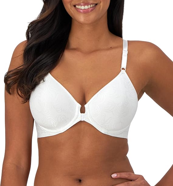 Bali Women's Everyday Bras for Women - Comfort Revolution Front Close Bras, Adjustable & Supportive, Plus Size Women