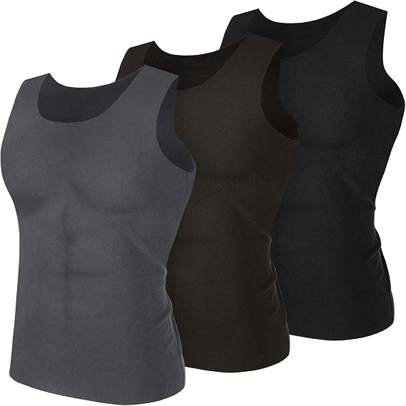 Toulite 3 Pcs Thermals for Men Tank Top