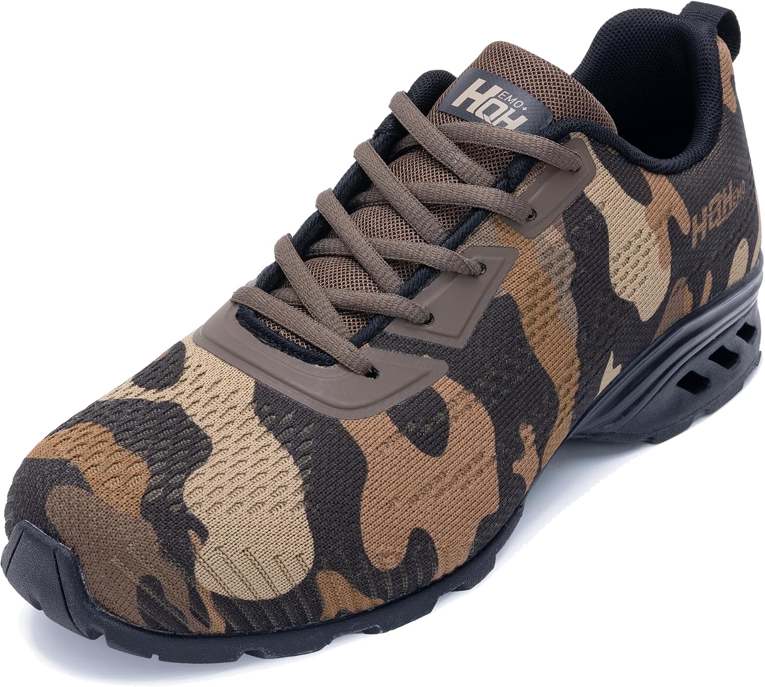 Mens Trail Running Shoes Camo Cross Training Tennis Walking Sneakers SNAXE 1.0 Fashion Camouflage Athletic Sport Workout Footwear for Outdoor Gym Hiking