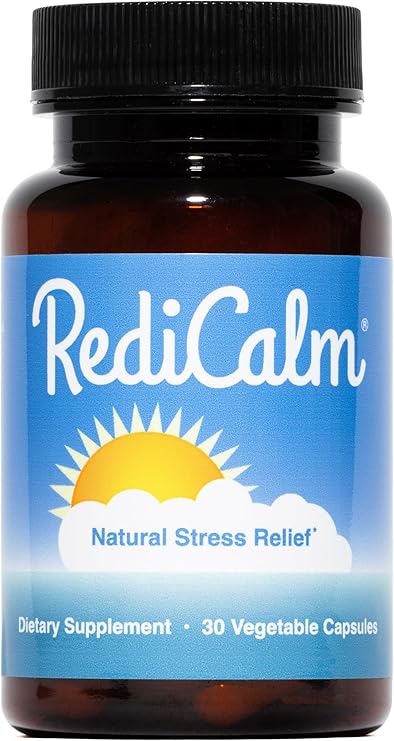RediCalm - Natural Stress Relief Supplement - Non-GMO, Vegan, Gluten-Free