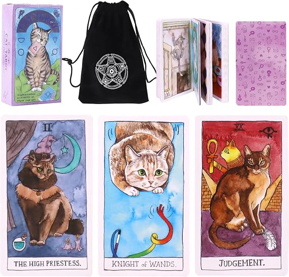 Tarot Cards Deck with Card Storage bag 78 Classic Original Tarot Deck for Fortune Telling Ideal for Beginners to Experts
