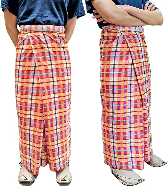Desert Dress Mens SARONG Ladies Skirt Lungi Wrap Cover Up Beach Malay Bengali Pelikat New Mosque Eid Indonesia