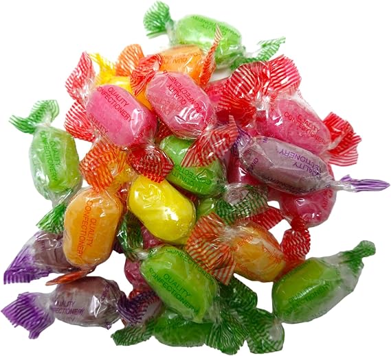 Krazy Kandi 3kg Bulk Bag of Sherbet Fruits | Assorted Flavors of Hard Boiled Sweets