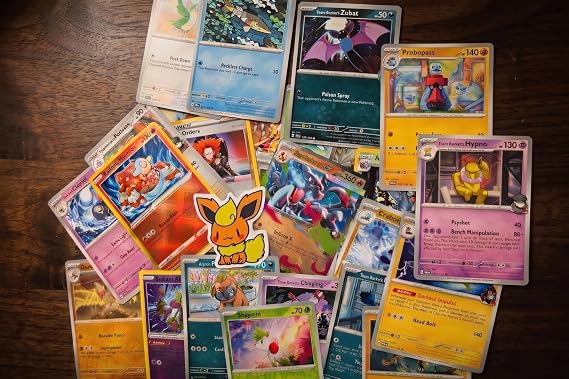 Pokemon Lot 25 Pack Includes 5 Foil Cards with 1  Ultra Rare or Better, Assorted TCG Collection, Random Mix, No Duplicates