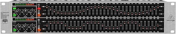 Behringer ULTRAGRAPH PRO FBQ3102HD Hochauflösender 31-Band-Stereo-Grafik-Equalizer mit FBQ-Feedback-Erkennungssystem
