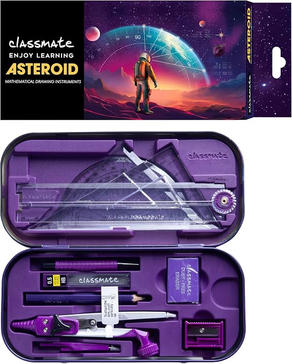 Classmate Asteroid Mathematical Drawing Box