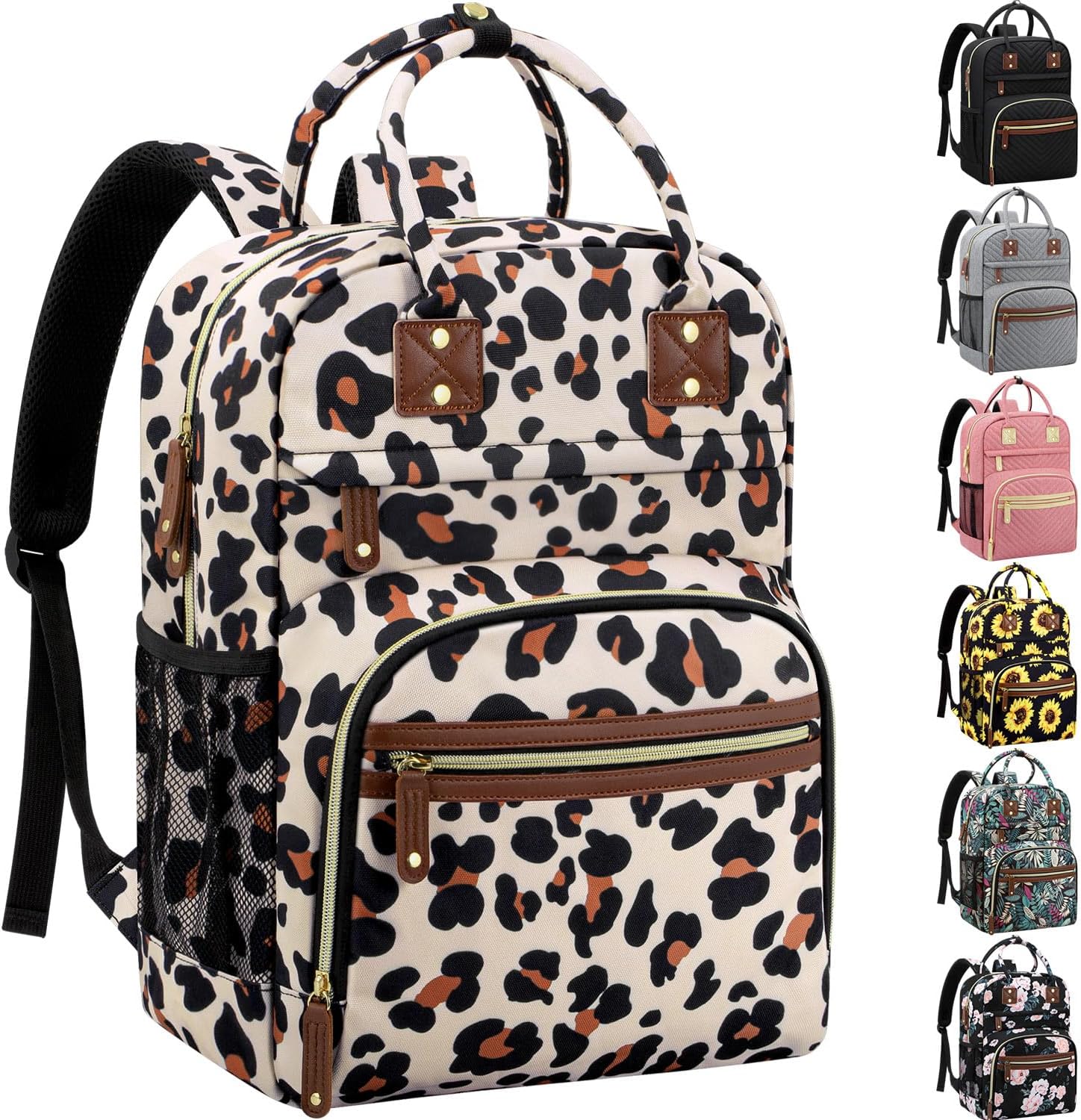 Diaper Bag Backpack Tote for Women Large Capacity, Baby Bag with Insulated Pockets Multifunctional Diaper Bags