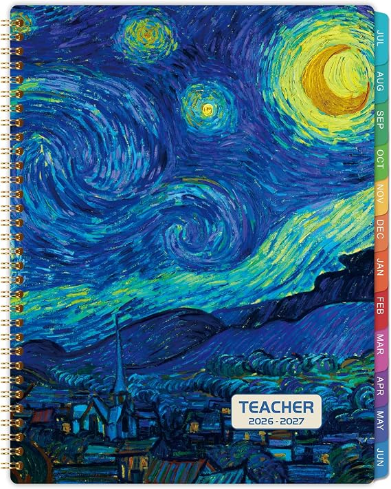 Teacher Planner 2026-2027 - Academic Lesson Planner, Jul 2026 - Jun 2027