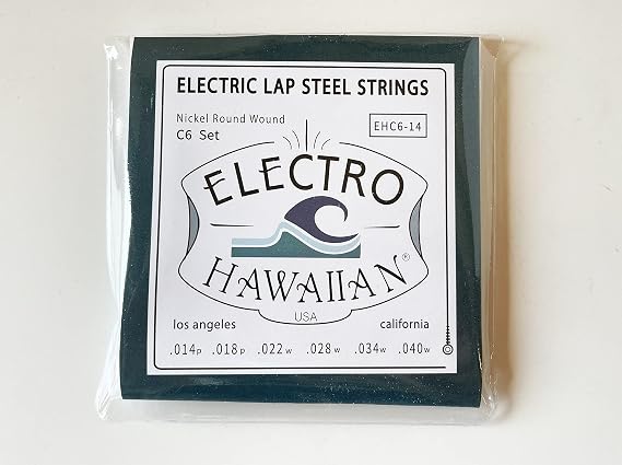 Asher Guitars C6 Hawaiian Tuning Electro Hawaiian Lap Steel Strings - Single Set