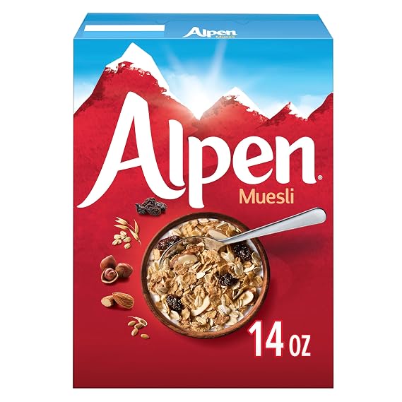 Alpen Muesli Original Cereal, 14 oz Box