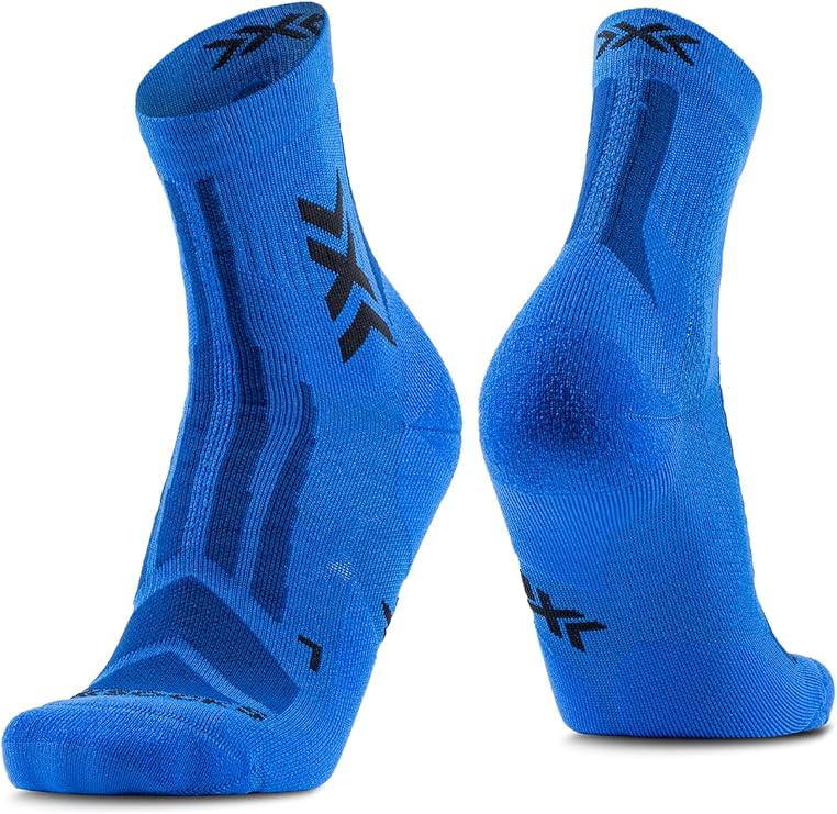 X-Bionic Hiking Socks Discover - Unisex Ankle, TWYCE BLUE, Size 5-8 (US) or 6.5-9.5 (EU)