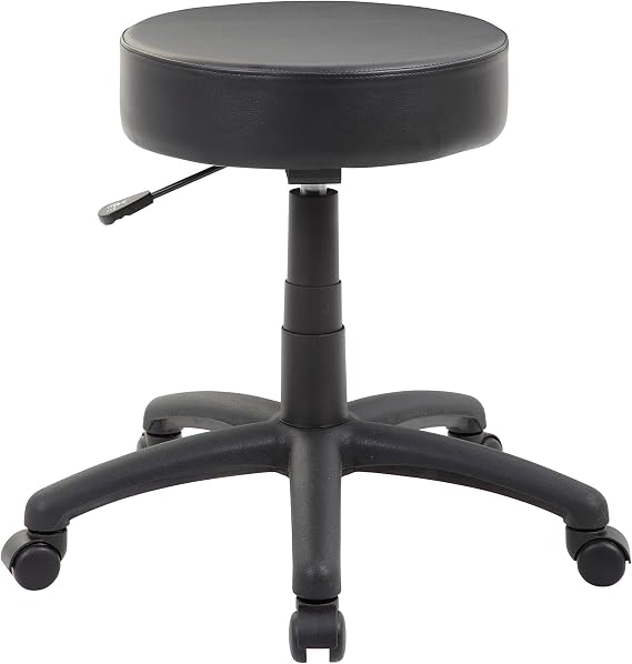 Boss Office Products Chairs Stools, Normal Height, Black (B210V-BK)