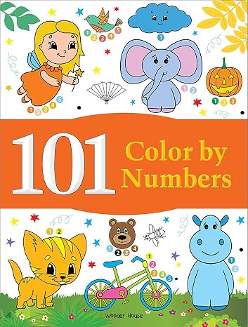 101 Color By Numbers: Fun Activity Book For Children (101 Fun Activities)