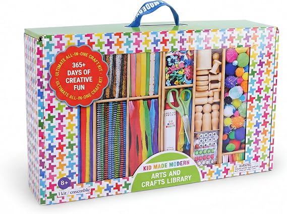 Kid Made Modern Arts & Crafts Library Kit, 1 Piece